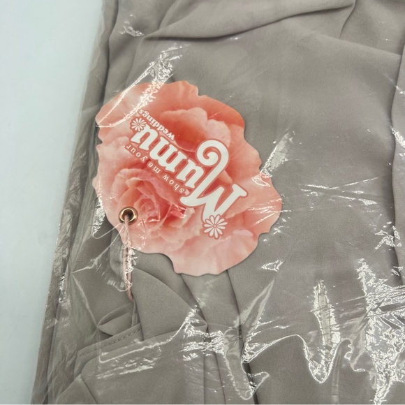 Show Me Your MuMu Amanda Maxi Dress in Show Me The Ring Crisp Size XXL - Picture 4 of 5